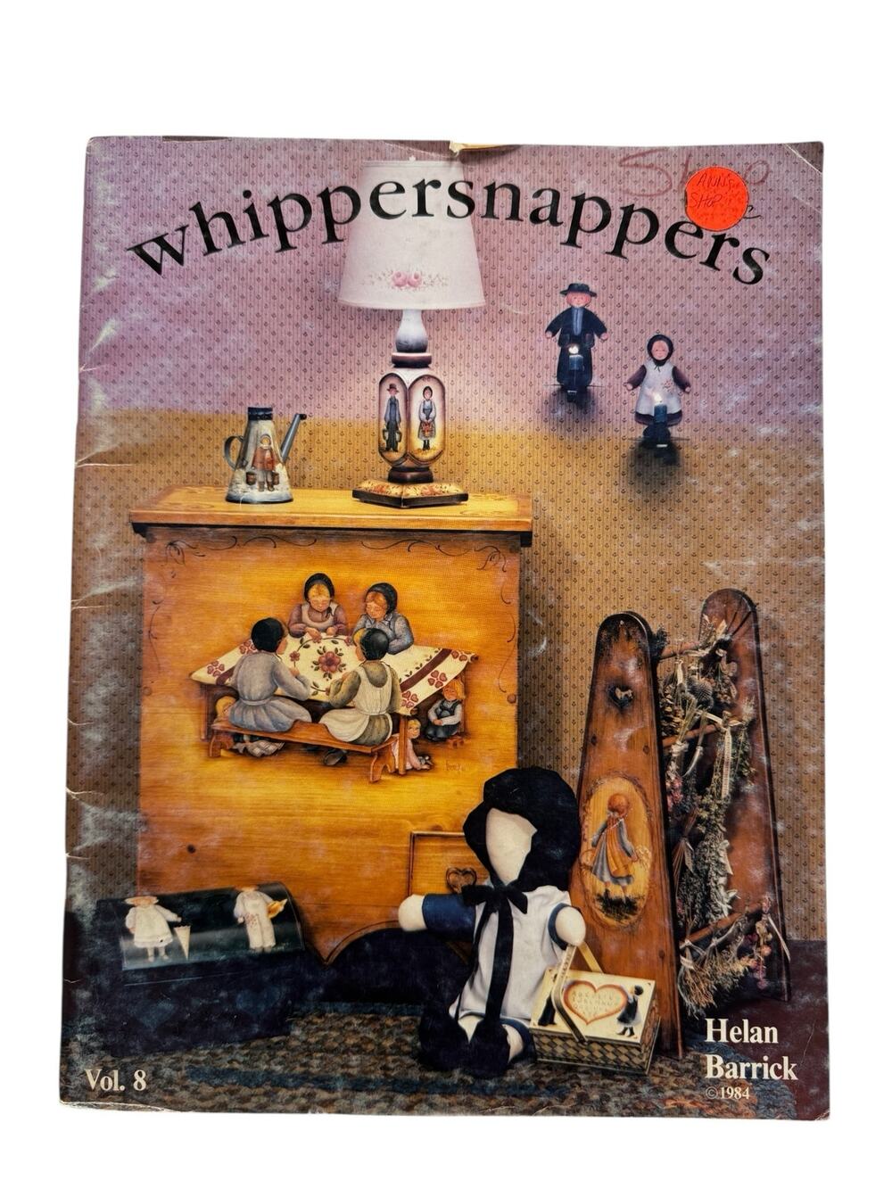Vintage Whippersnappers Vol 8 Wood Painting Craft Booklet 1984 Helen Barrick